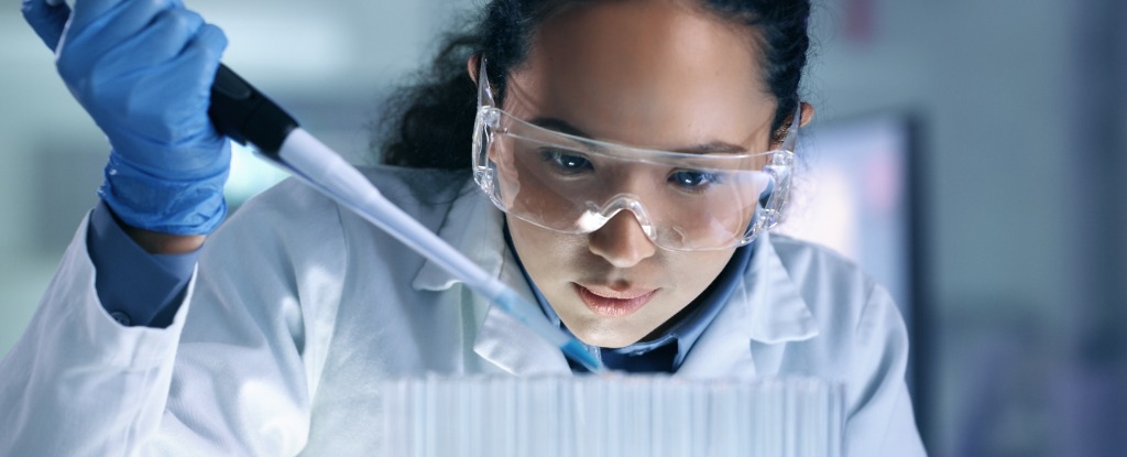 Scientist Taking Sample